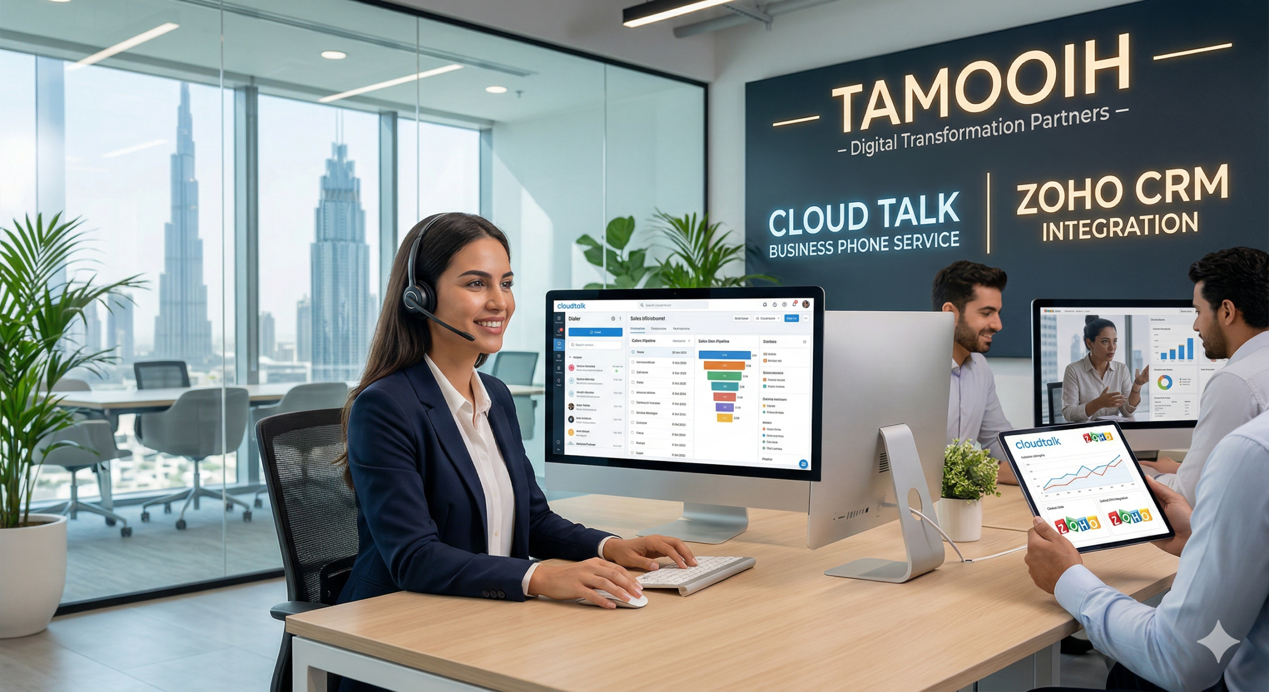 Beyond the Dial: How CloudTalk AI and Tamooh Transform Your Business Communications
